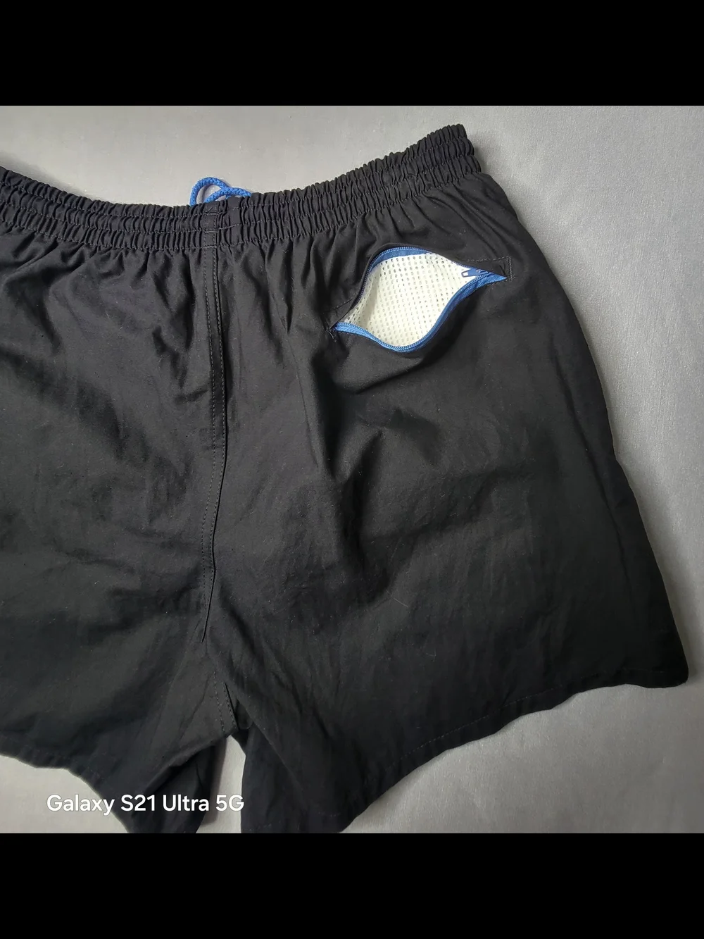 Speedo Vintage Swin Mens Short Nylon Mesh Lined Swinwear 90' Size L